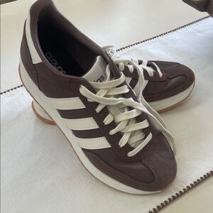 adidas Run 70s Brown and White Retro Trainer Sneakers